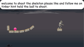 shoot the skeleton