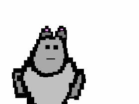 Thick Cat Pixel Art