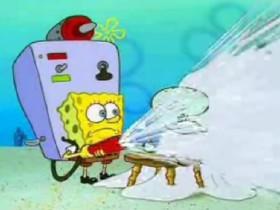 spongebob snow GIF V.2 1