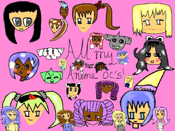 All My Anime OC&#039;S!