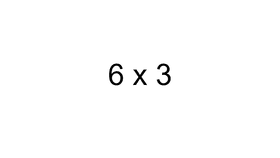 whats 6 x 3