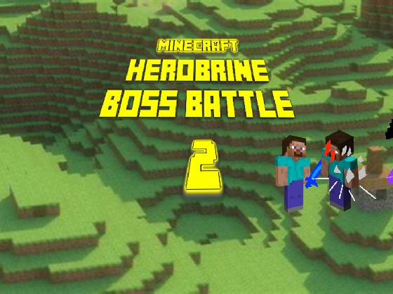 minecraft herobrine boss battle 