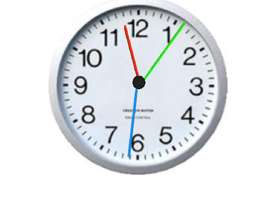 Clock (shows real time) 1