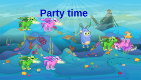 Under water party