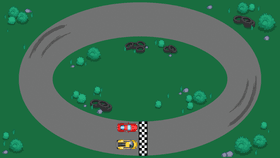 race car 2 player game