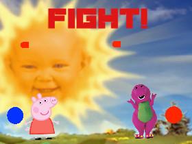 PEPPA VS BARNEY 1