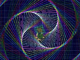 Spiral squares