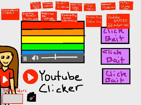 Youtuber Clicker 🎬💻🔔 1