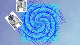 Spiraling Shapes- R2-D2 Version