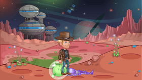 Alien killing Cowboy