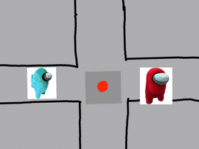 Among us: Cyan vs Red