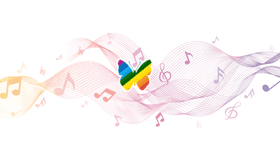 musical butterfly