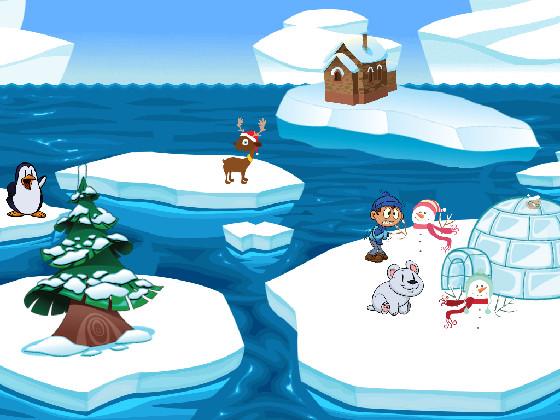 Cute winter ocean