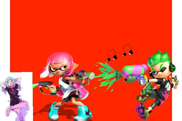 Splatoon We will rock you.