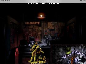 fnaf Golden Freddy jump sca