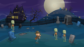 Zombie Graveyard Battle