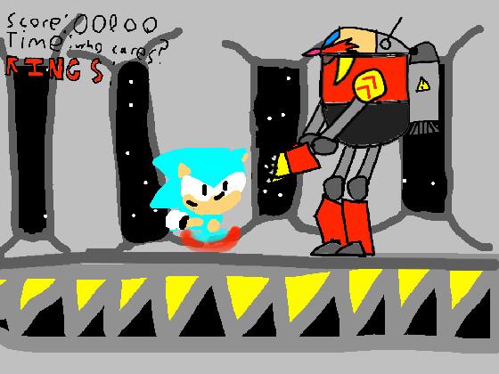 Sonic eggman fight 1