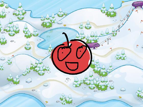 Apple singing in the snow