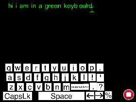 green Keyboard