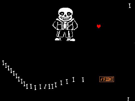 ultimate sans battle!💀👻💀☠️ 1