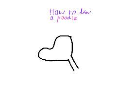 How to draw a poodle