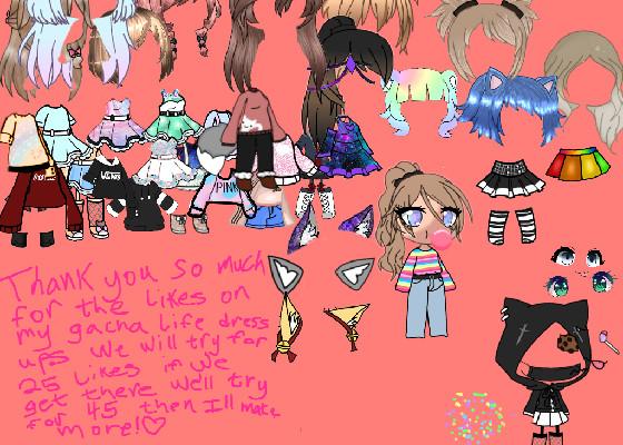 Gacha life Dressup! TYSM!