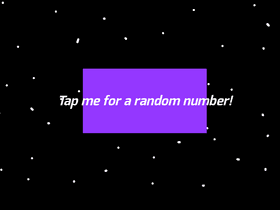 Number generator ( I was bored )