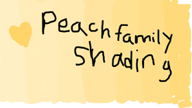 peach family shading