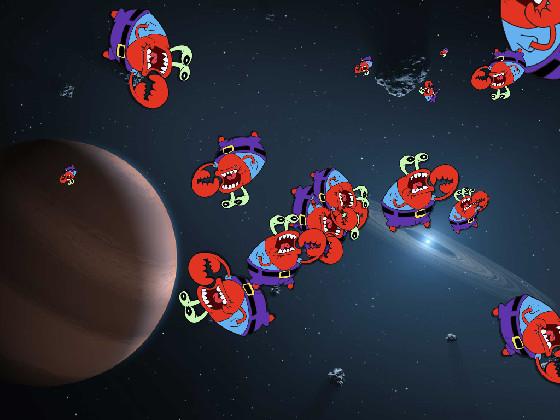 Mr krabbs, In Space!!!!