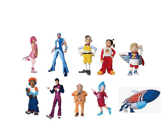 All Characters Of LazyTown