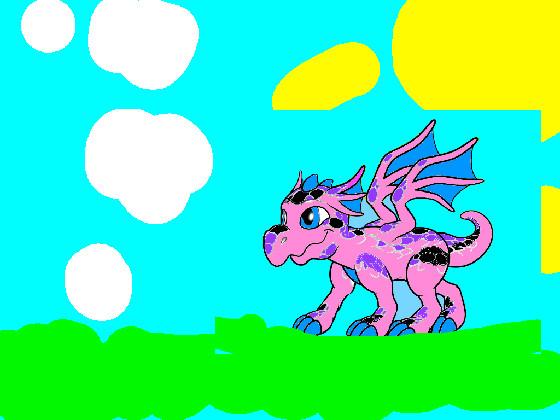 Cute Pink Dragon(Add To It! When U Publish, Give Me Credit Or I Report.)
