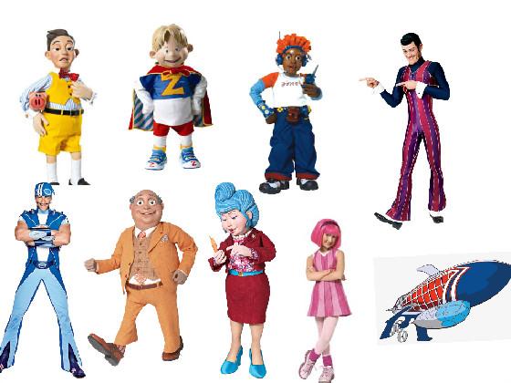 lazy town characthers