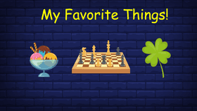 My Favourite Things Game!