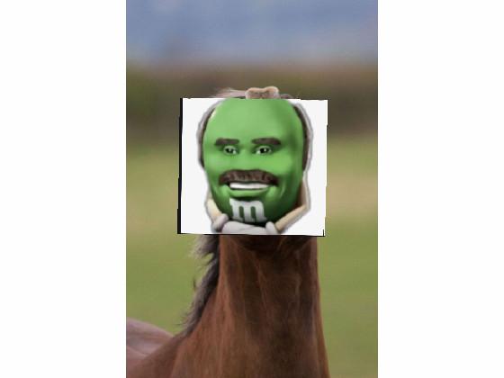 m&amp;m horse