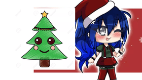 Gacha life Xmas art