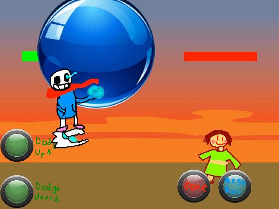 Sans VS Chara undertale