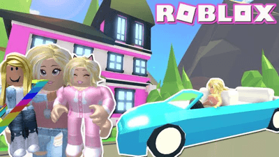 Roblox adopt me :) my user is Glamgirl425371 and adopt me is rubbish Bloxburg is da best