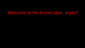 konami quiz!