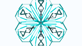 symetrical snowflake