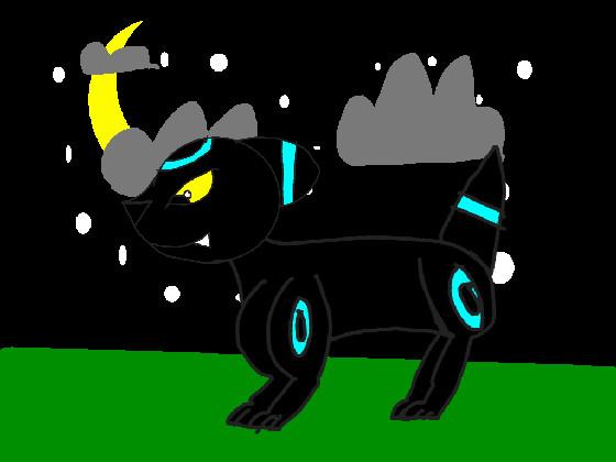 fan art of umbreon