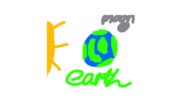 Earth and the moon art