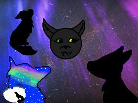 WOLFS!! and black cat. 1