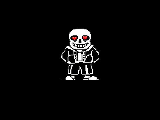 Sans in love