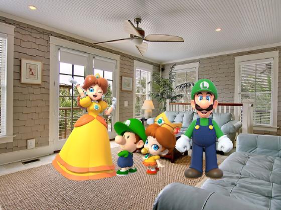 mama Daisy daddy Luigi