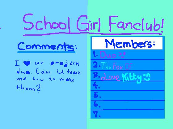 School Girl Fanclub/ Join 1