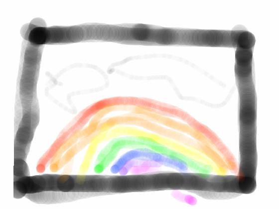 Rainbow drawing