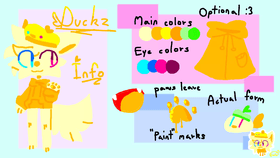 Duckz ref sheet