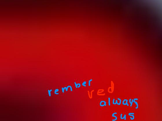 red always sus 1