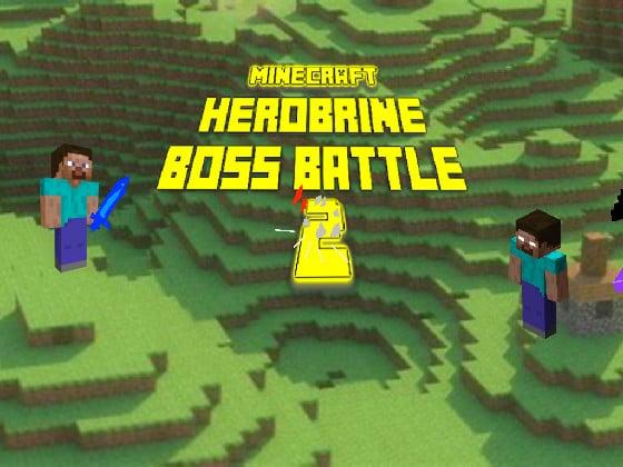 minecraft herobrine boss battle 2 