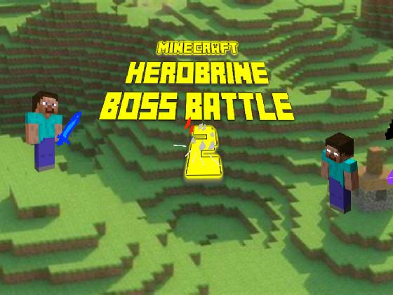 minecraft herobrine boss battle 2